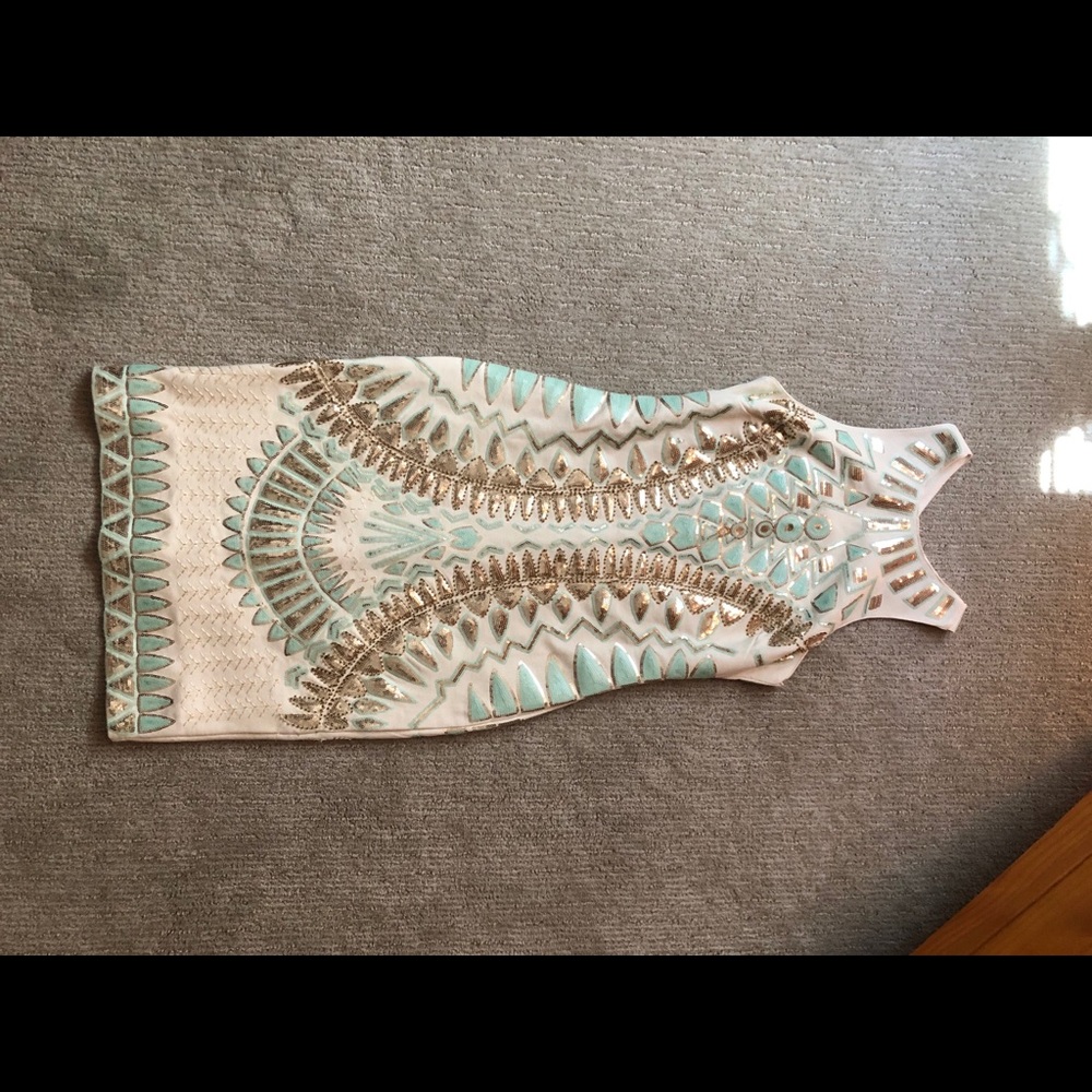 Lulu’s midi dress with sequins
